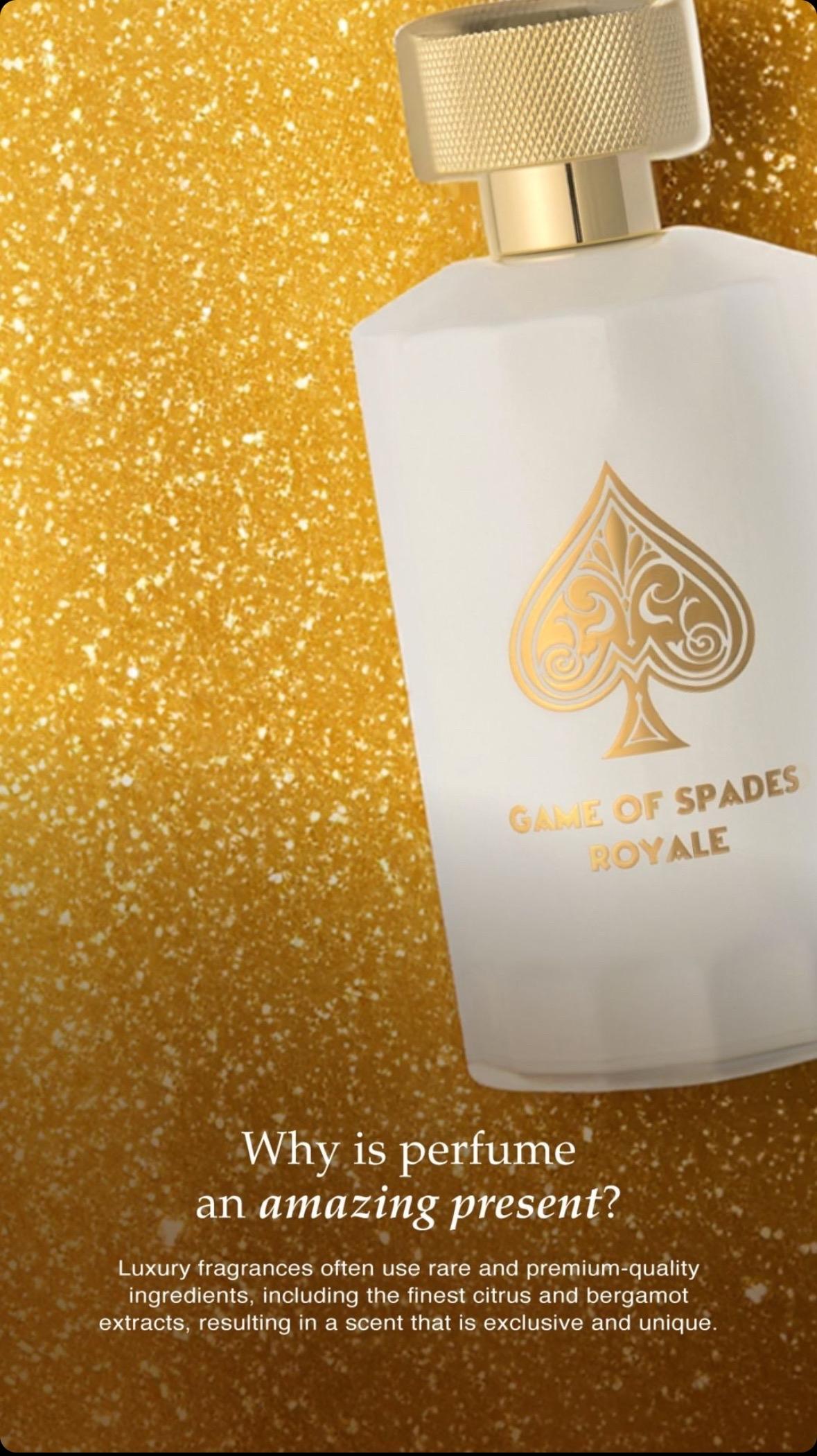 Game of Spades Royale by Jo Milano Paris 3.4oz. 100mL