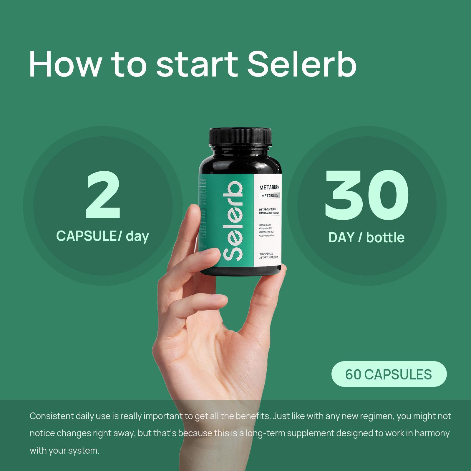 Selerb Daily Nutrition Trio – Metaburn 8-in-1 Botanical Blend with Berberine & B12, Men’s Liposomal NAD+ Complex with CoQ10 & L-Carnitine, and Vitamin D3 K2 Formula with MK-7 & Coconut Oil · Non-GMO, Gluten-Free