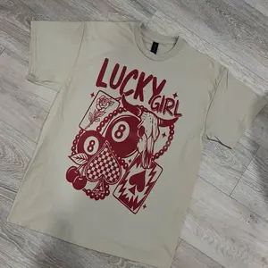 Lucky Girl Western College Shirt