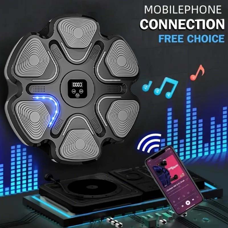 Fun Music Boxing Target for Kids & Family – Includes Gloves • Great Gift for Parents • Easy Setup • Indoor/Outdoor Play • Fun & Safe • Perfect Birthday or Holiday Gift Bluetooth Music Boxing Machine • Family Fun • Indoor/Outdoor Play