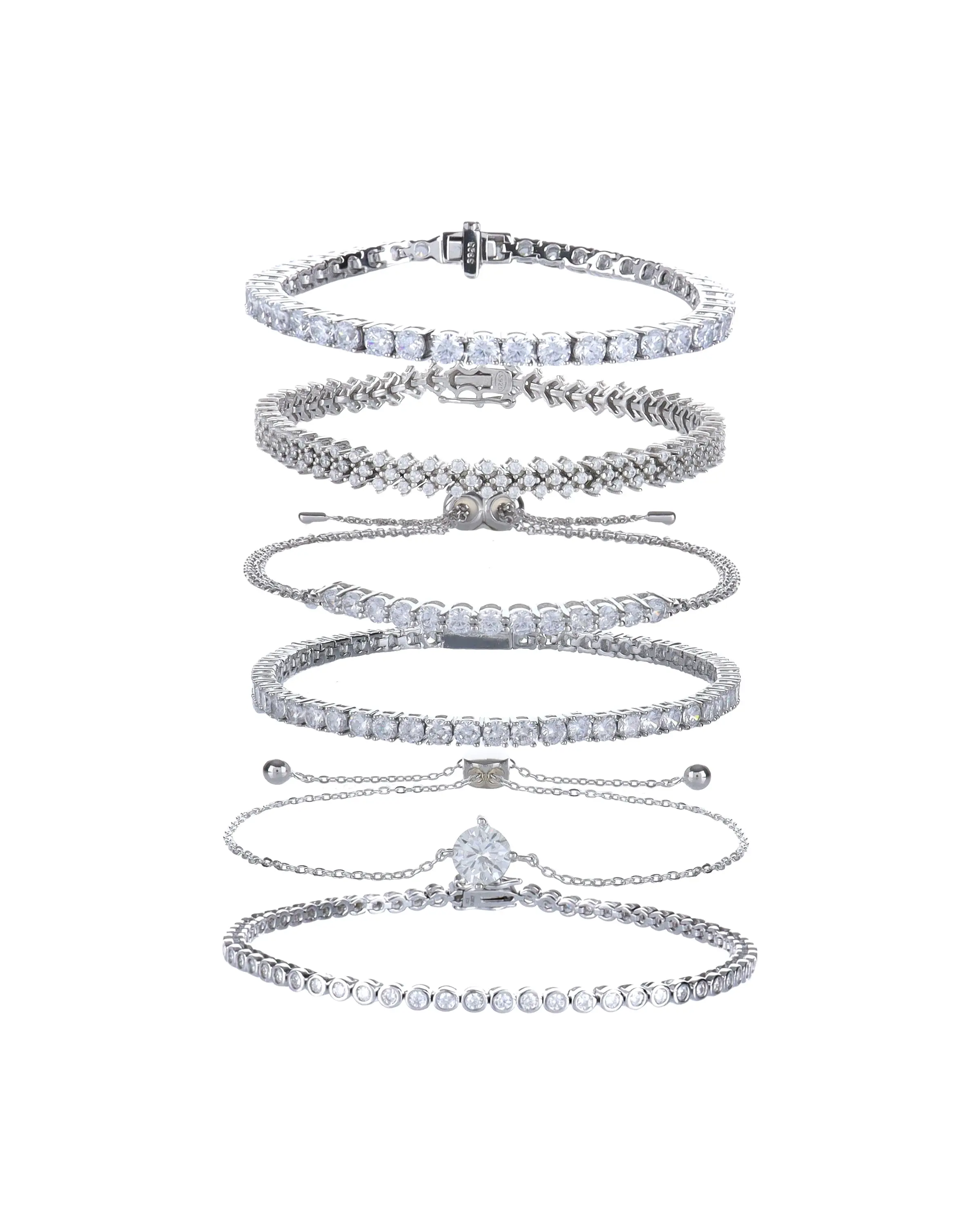 THE SUPERNOVA TENNIS BRACELET STACK