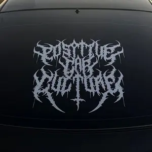 Positive Car Culture Metal Car Window Banner