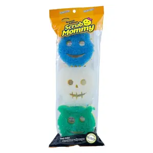 Scrub Mommy Color Sponges - Special Edition - Scratch Free Multipurpose Kitchen Sponges - Stain & Odor Resistant Cleaning Tools - Durable Dual-Sided Design with Flex Texture Scrubber & ResoFoam Sponge