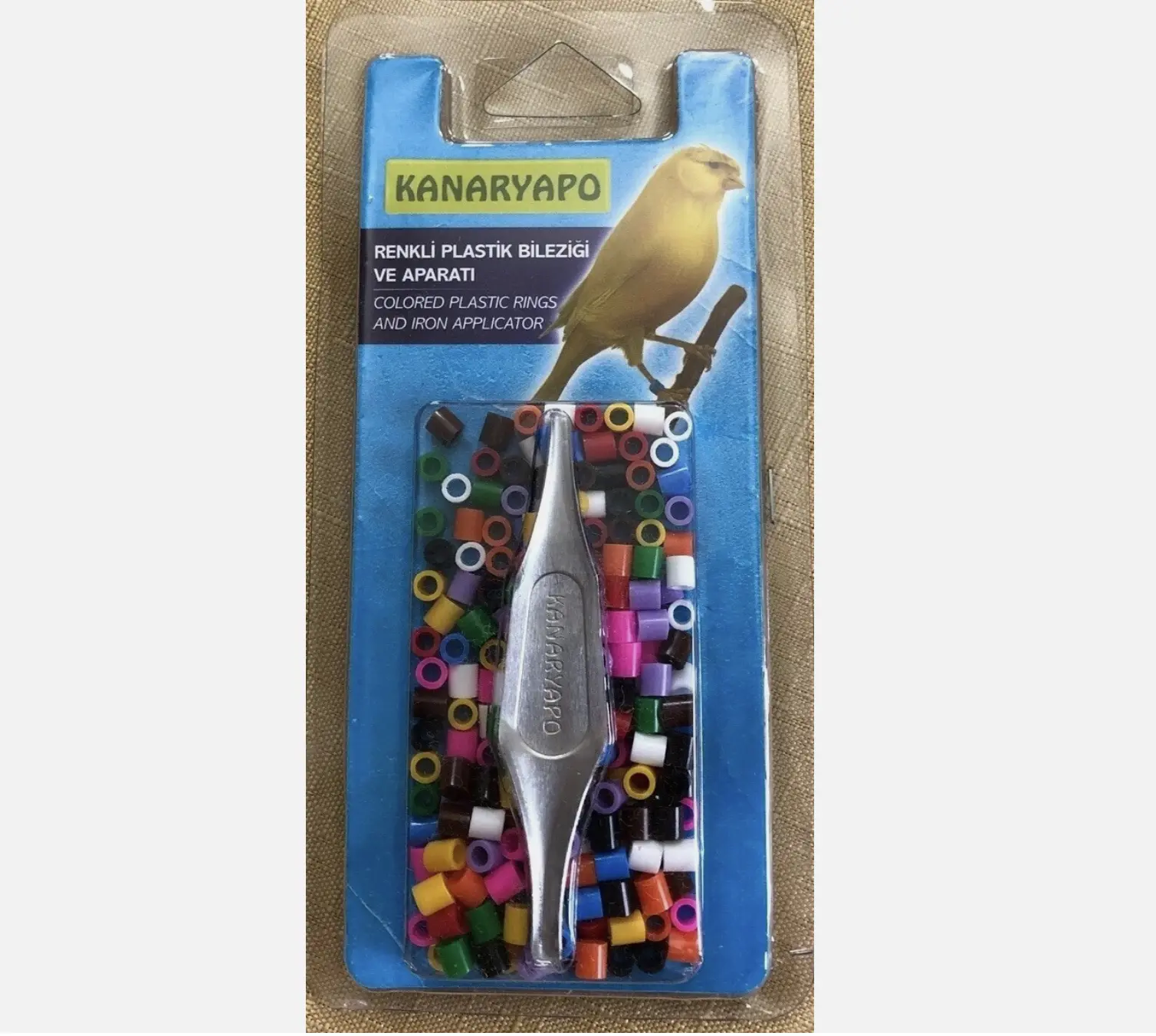 Canary Finch 2.9 mm Bands Leg Rings applicator 10 color Plastic 200 -250 Pcs