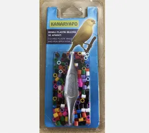 Canary Finch 2.9 mm Bands Leg Rings applicator 10 color Plastic 200 -250 Pcs