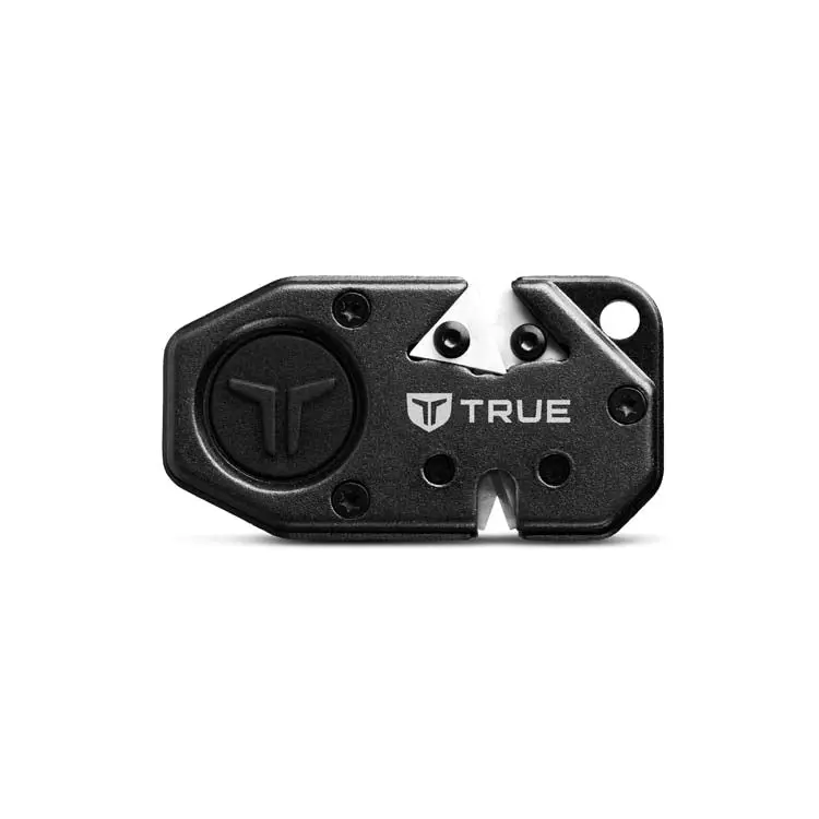 True Mycro Compact Knife Sharpener with Carbide and Ceramic Slots, Blade, Kitchen