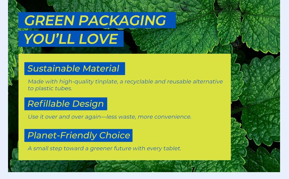 Freshmile Toothpaste Tablets kit – Natural Teeth Repair with Nano-Hydroxyapatite (NHA), Xylitol for Fresh Breath, Fluoride-Free, Protects Sensitive Teeth & Gums (120 Count)