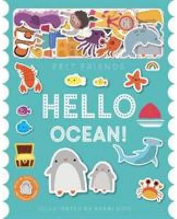 USED-Felt Friends - Hello Ocean! by unknown author (Hardcover)