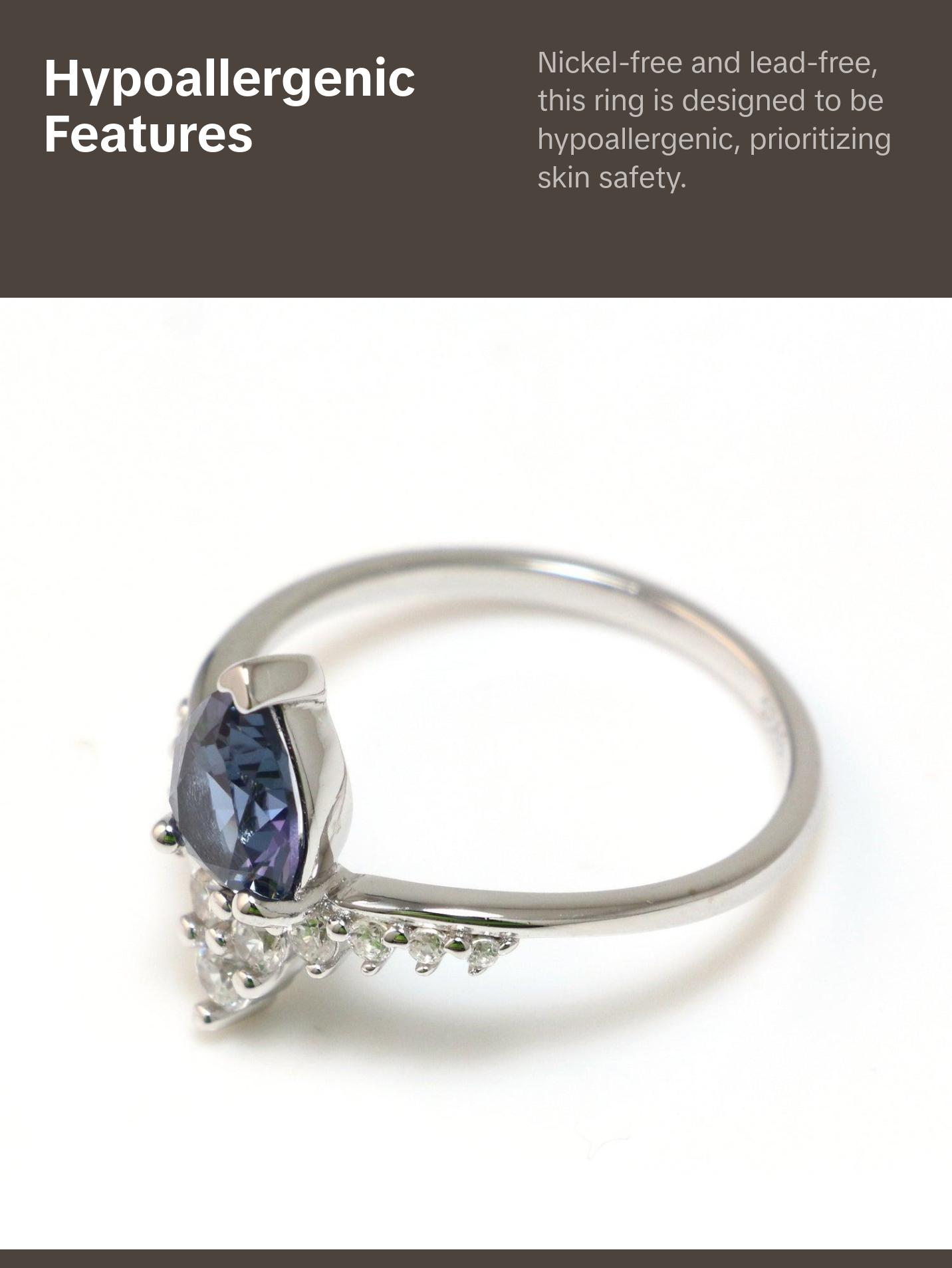 Zultanite 925 Sterling Silver Ring for Women