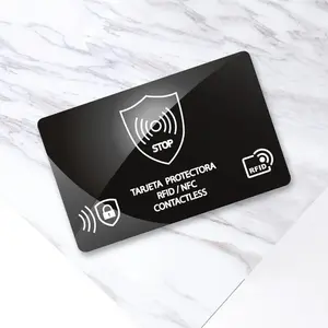 5Pcs RFID Blocking Card One Card Protects Entire Wallet RFID Card Blocker Portable Credit Card Protector for Men & Women