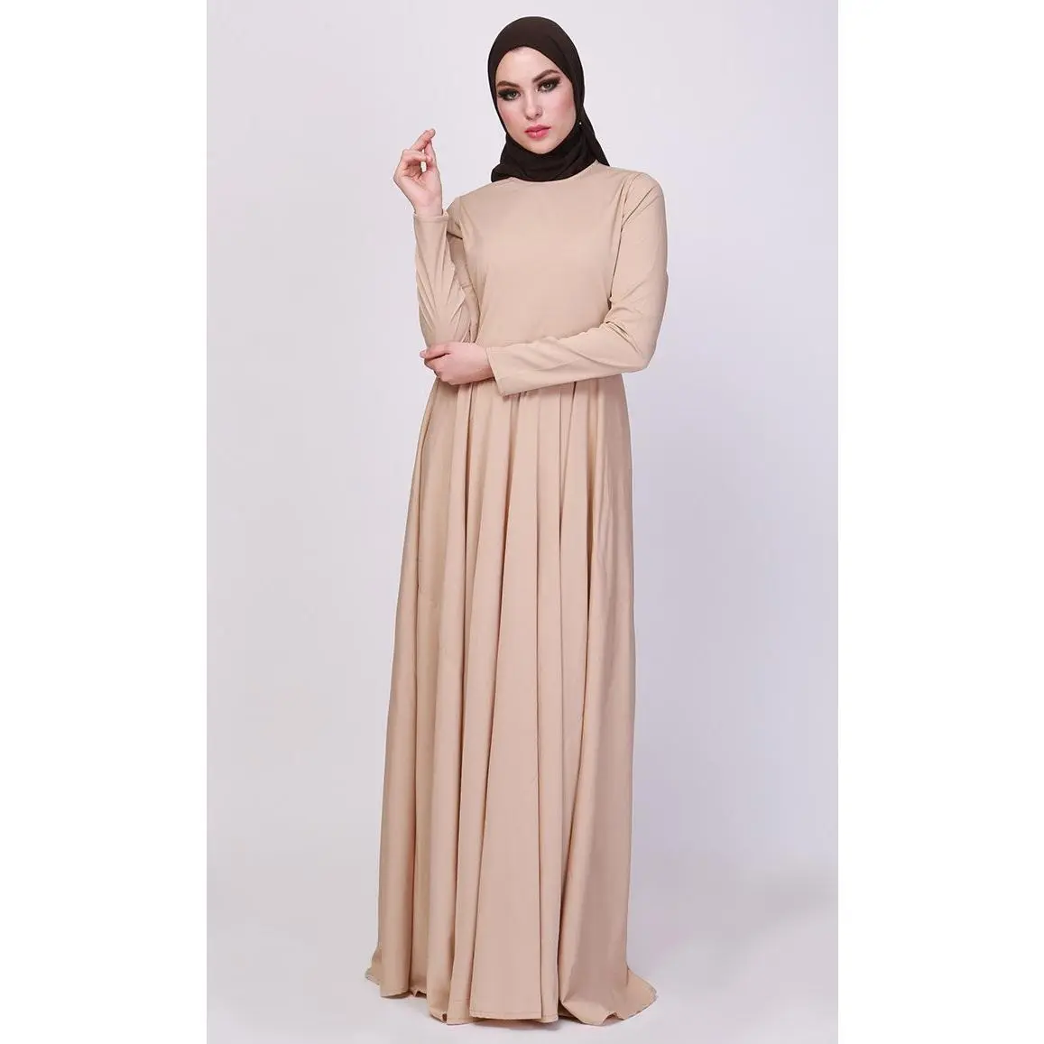MODERN CREPE FLARED ABAYA