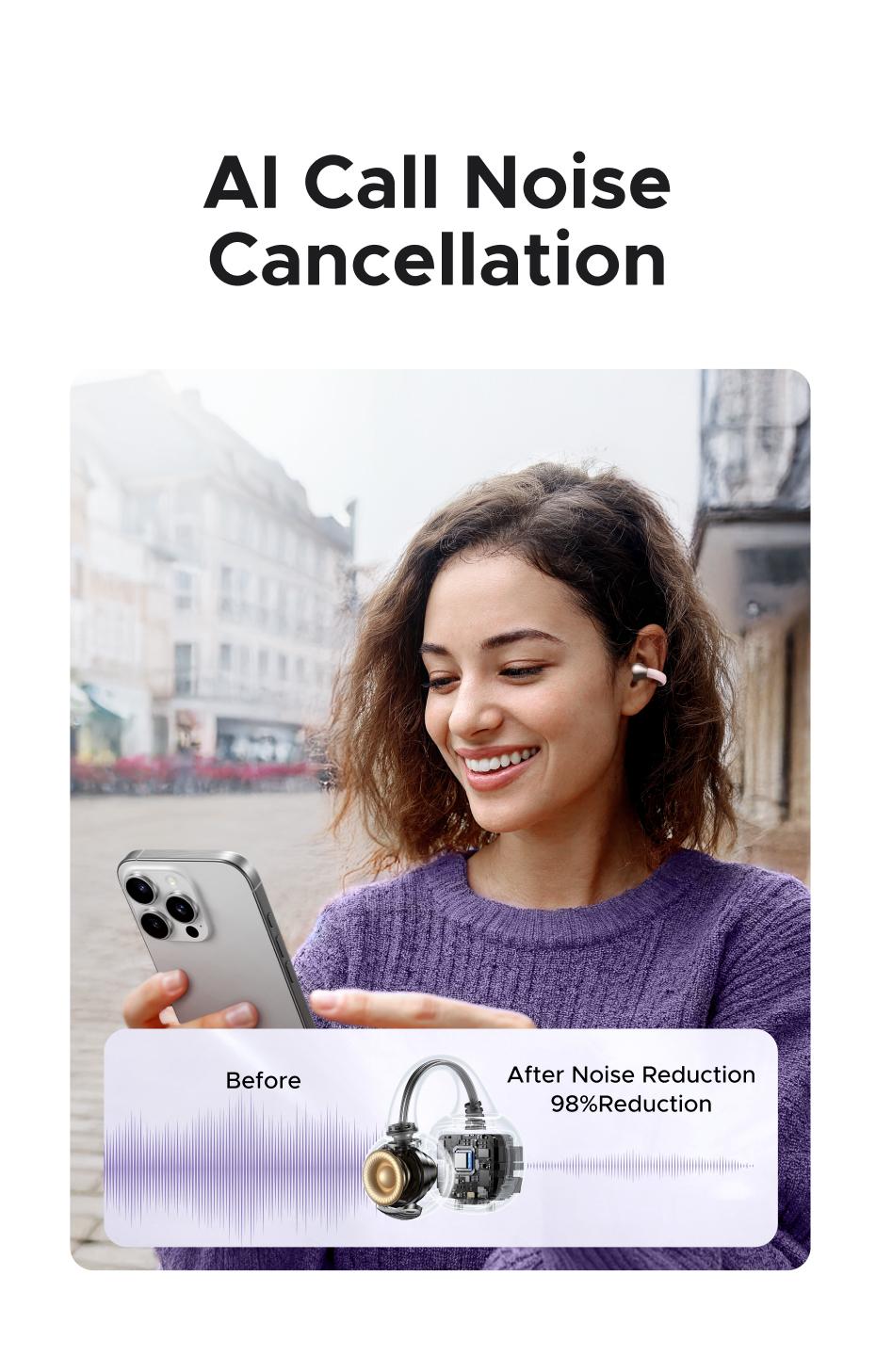 UGREEN Wireless Earbuds Bluetooth 5.4 Headphones Sport with Earhooks,48H Playtime,Fast Charging Case,Noise Cancelling Mic for Running Gym Workout ,earclip design，TikTokShopBlackFriday ,Tiktokshopstockup