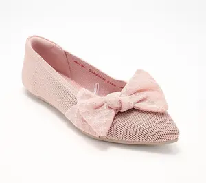 Skechers Cleo Point Washable Recycled Lace Bow Flats Skechers Cleo Point Washable Recycled Lace Bow Flats