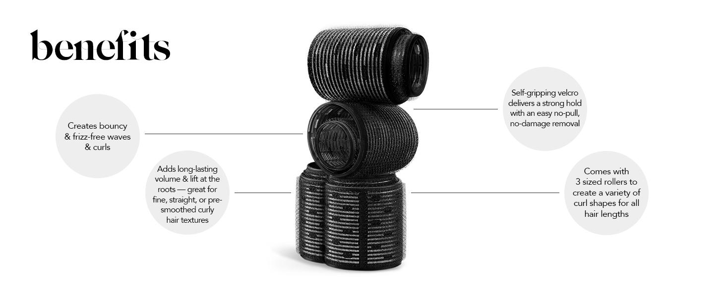 Kitsch Ceramic Thermal Rollers 8pc Set