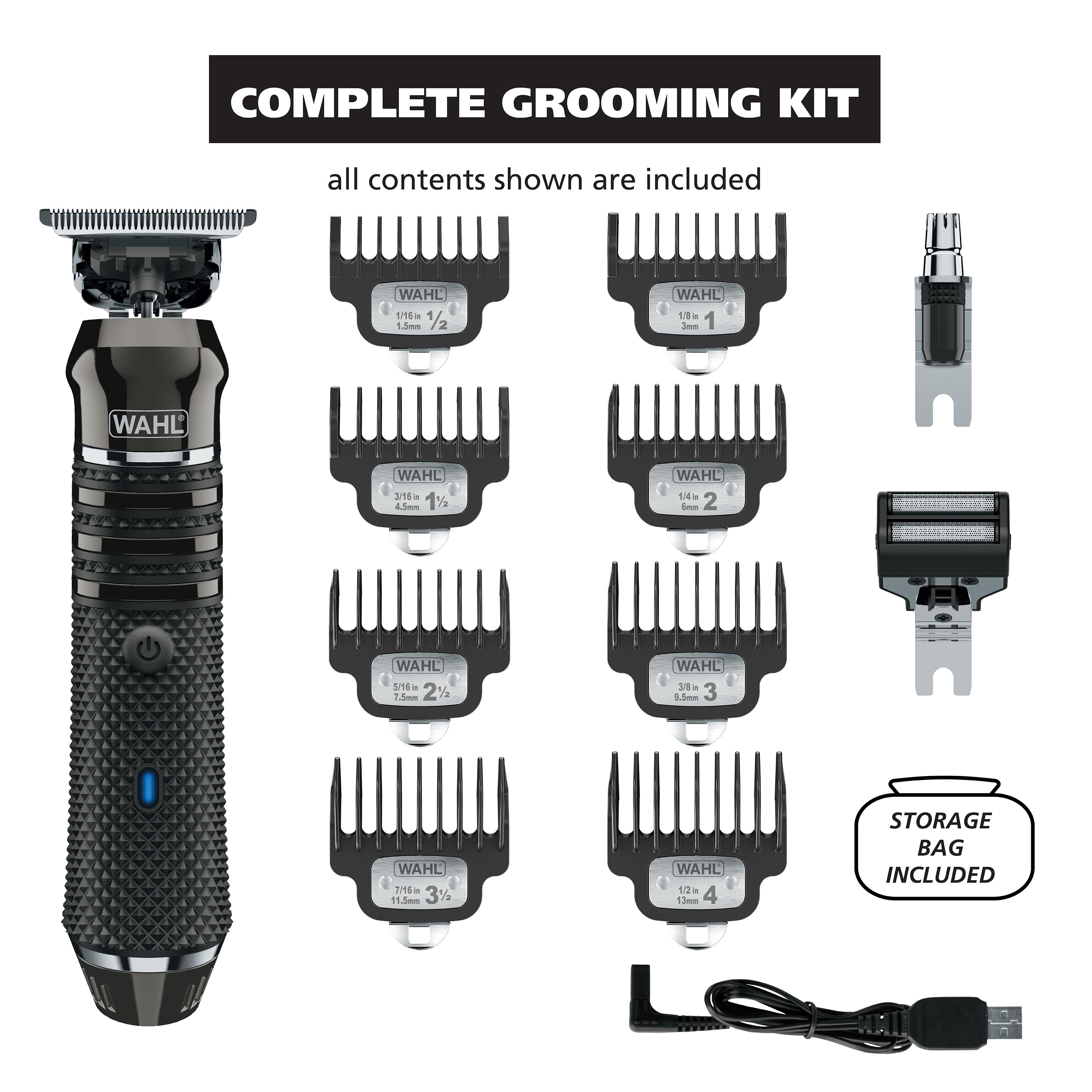 Wahl USA Pro Series High Visibility Trimmer, Skeleton Style , Lithium-Ion Cordless USB Rechargeable All in One Shaving & Close Cutting Beard Trimmer for Men with Near Zero Gap Blade – 3026018