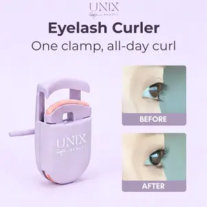 Unix Beauty Eyelash Curler, One Clamp, All-day Curl, Easy to use