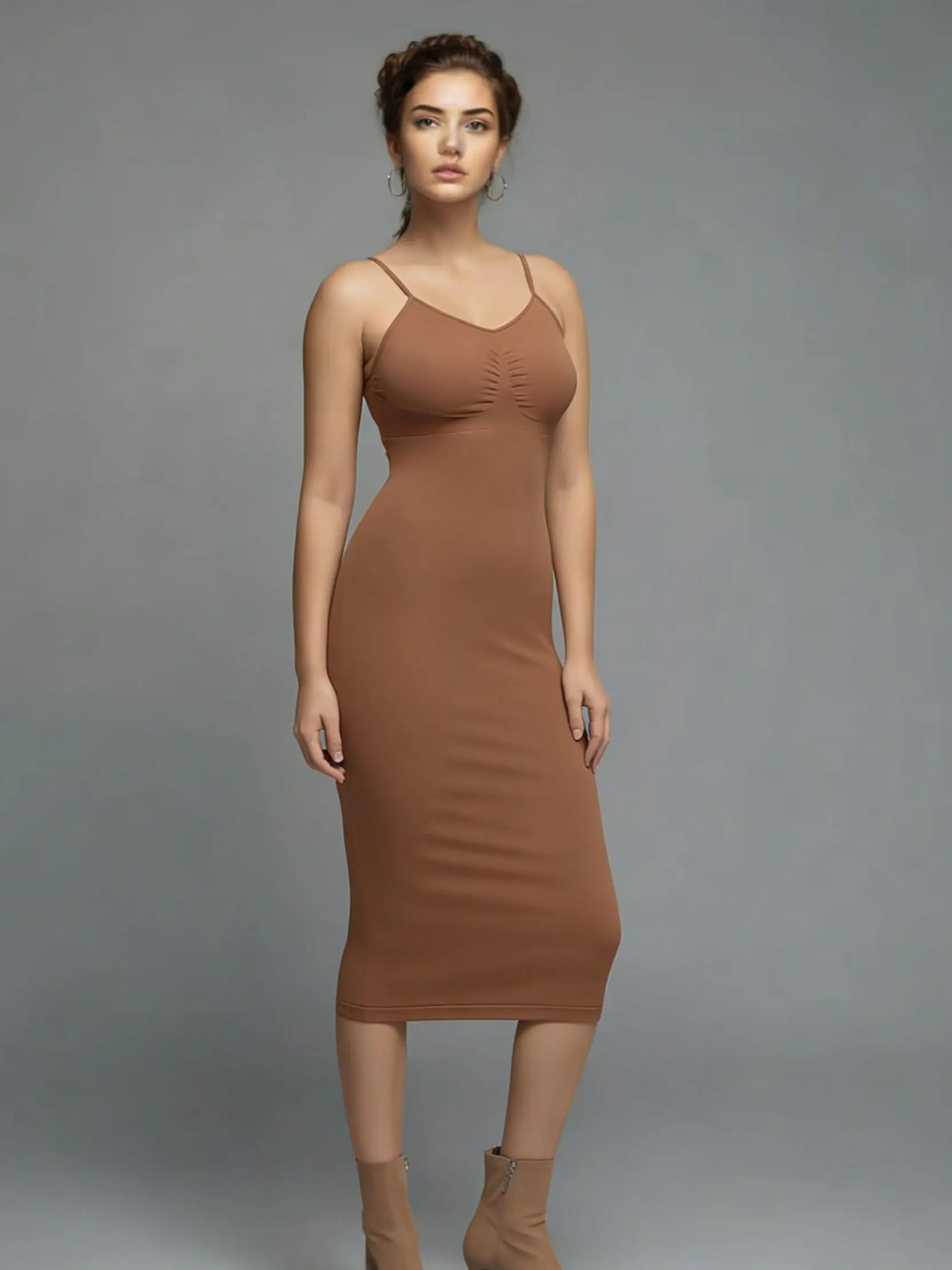 Avidlove Seamless Women's Full Shapewear Slips for Under Dresses Tummy Control Body Shaper Casual Light