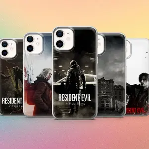 5 Ops Resident Evil Requiem Tough Phone Case, Leon Kennedy Cover for iPhone 17Promax & More, Gifts for Lovers