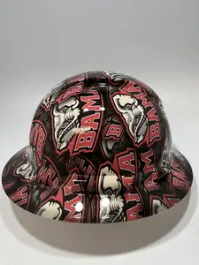 Full Brim Hard Hat Hydro Dipped Decorated