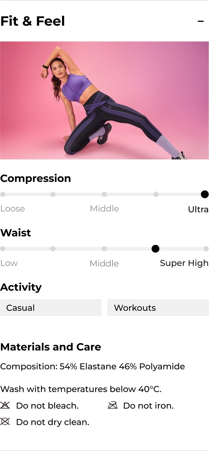 Fanka PowerBand Resistance High Intensity Leggings (Reversible Wear)