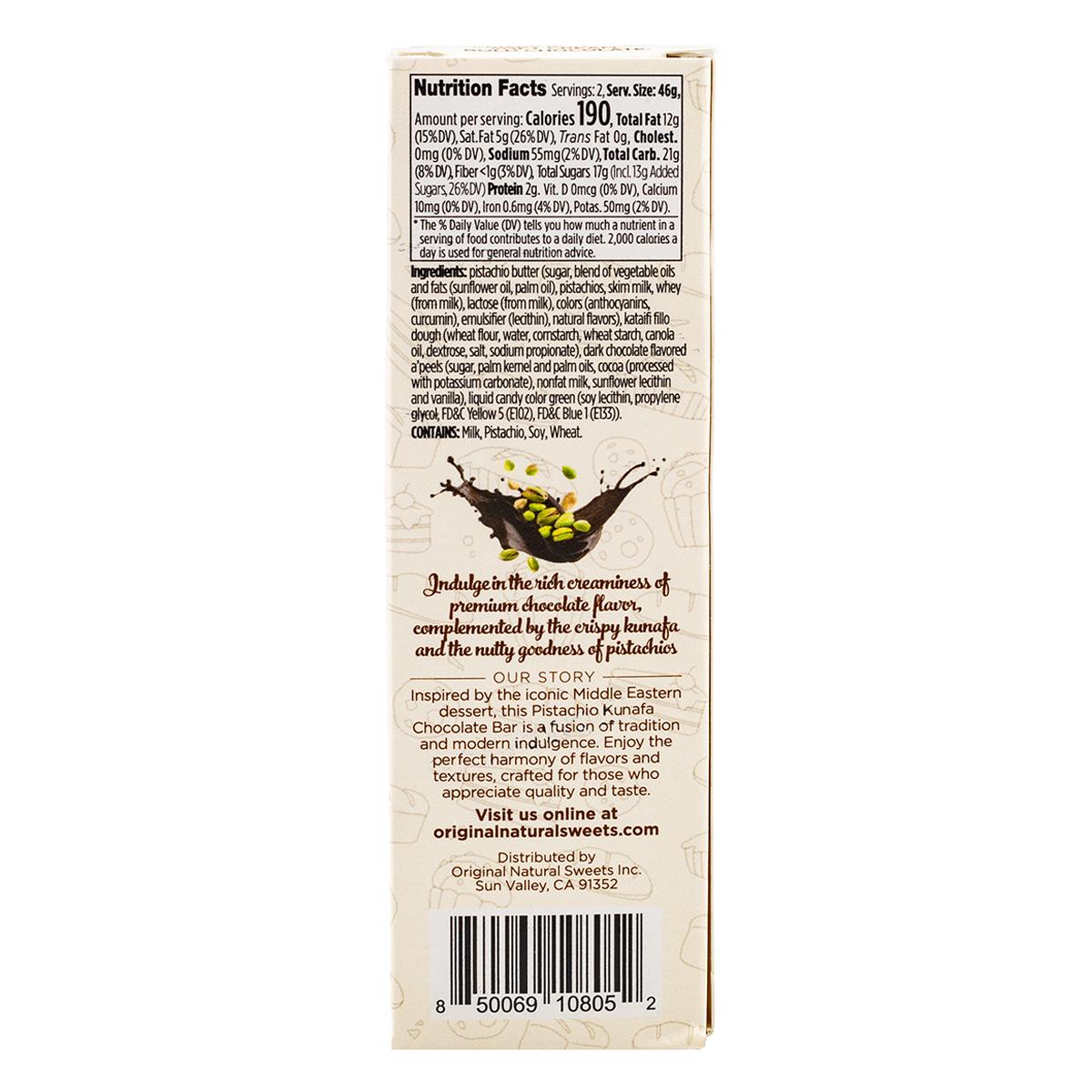 Dubai Chocolate Bar & Minis Milk & Dark Chocolate 3.2oz Original Natural Sweets Feel the Crunch Savor the Cream Delicate Layers of Kunafa