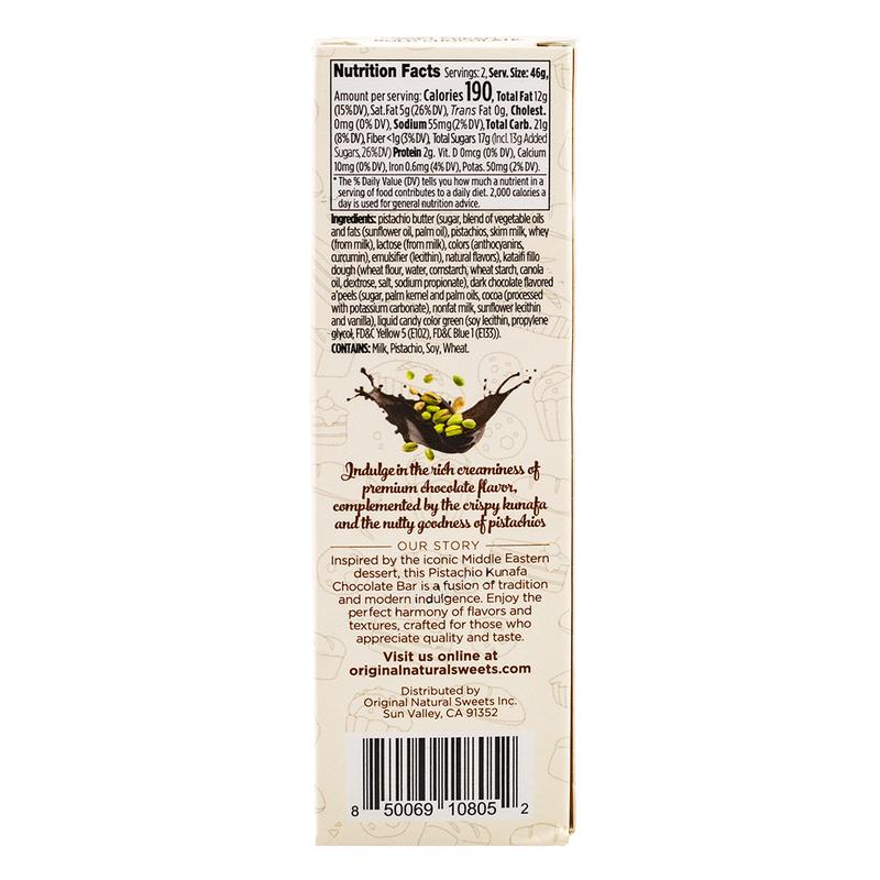 Dubai Chocolate Bar & Minis Milk & Dark Chocolate 3.2oz Original Natural Sweets Feel the Crunch Savor the Cream Delicate Layers of Kunafa
