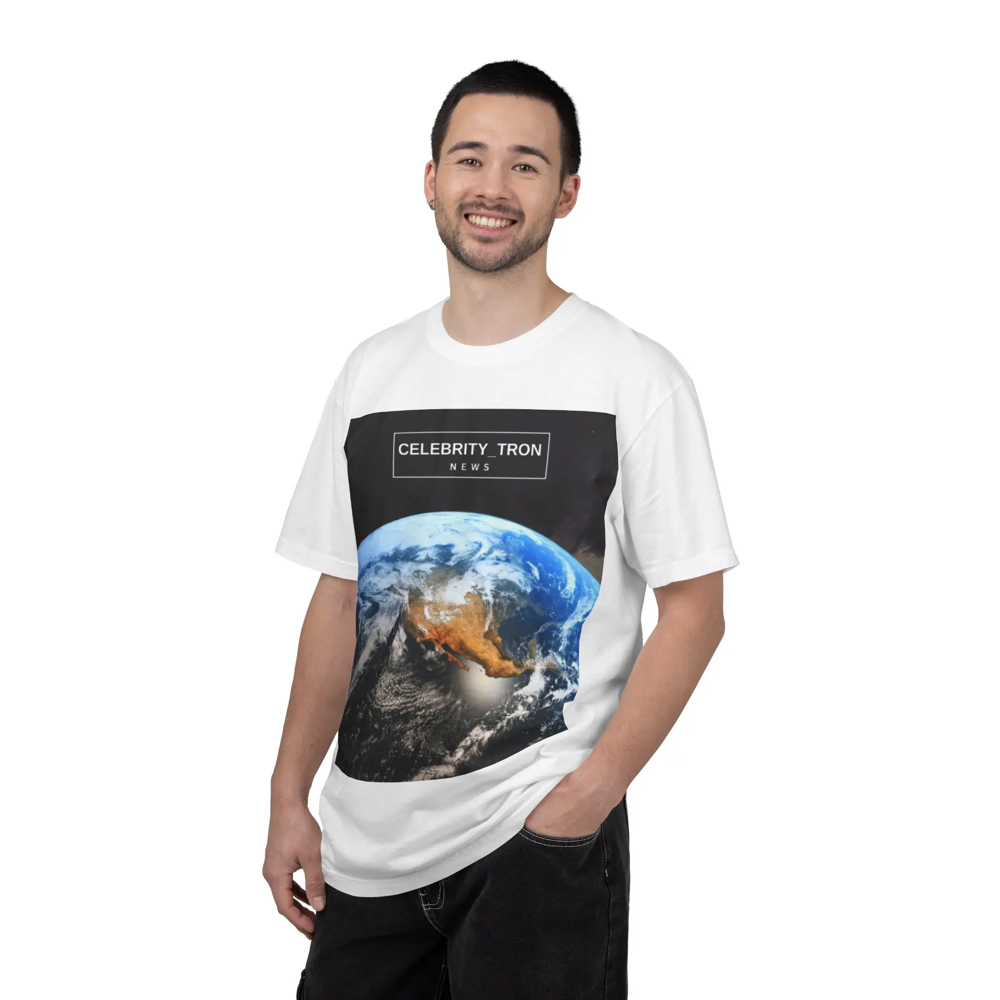 Celebrity Tron Earth Unisex Garment-Dyed T-shirt