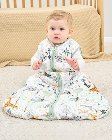 YOOFOSS Baby Sleep Sack Newborn 1.5/2.5 Tog Baby Wearable Blanket with 2-Way Zipper 100% Cotton Organic Fabric Winter Infant Sleeping Sack Warm Soft Comfy