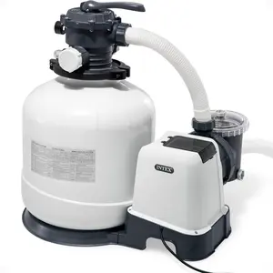 Intex 26651EG 3,000 GPH Above Ground Pool Sand Filter Pump with Automatic Timer