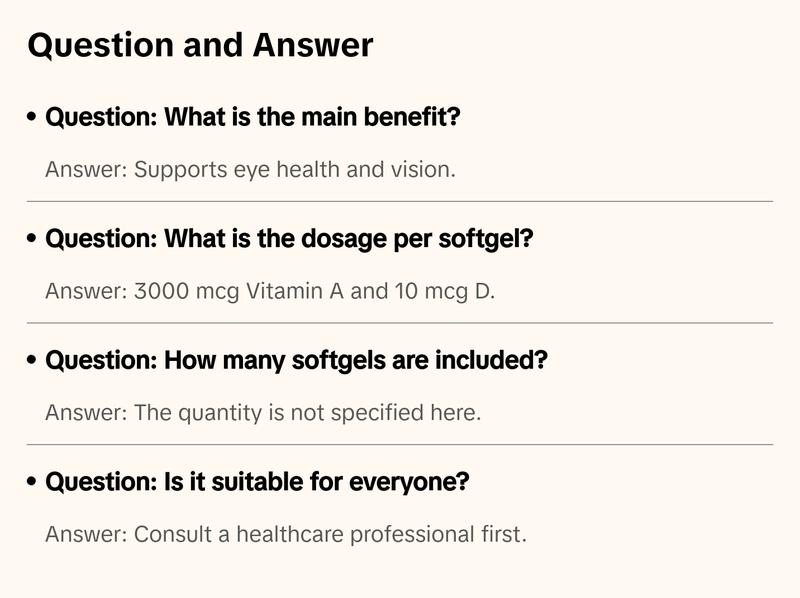 Vitamin A & D ActivGels™ Softgels