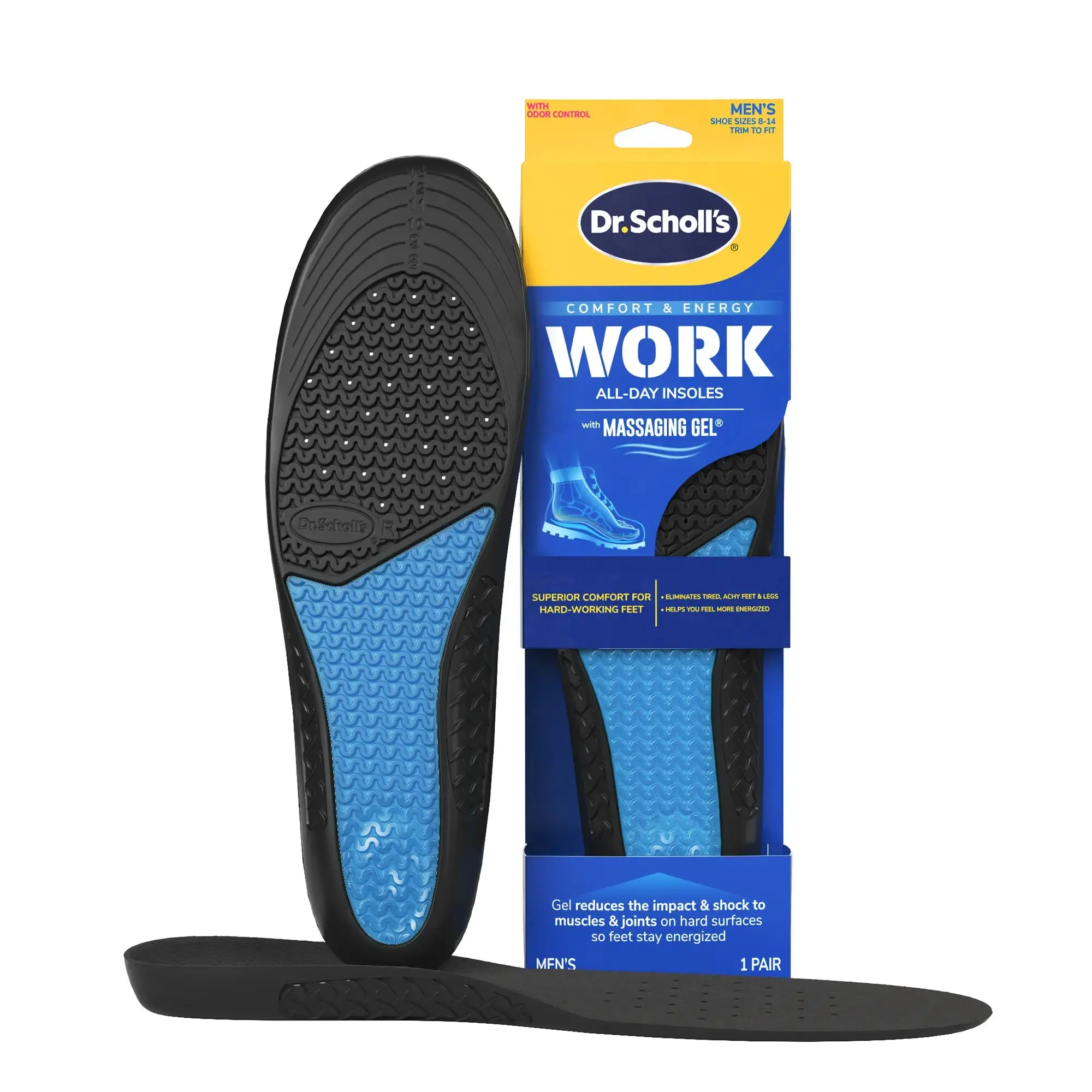 Dr Scholl's Work Insoles with Massaging Gel®