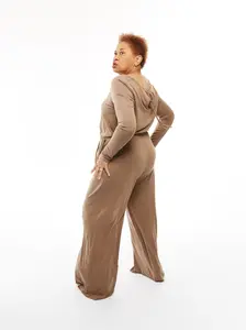 CURVY MOCHA CUTE & COMFY JUMPSUIT