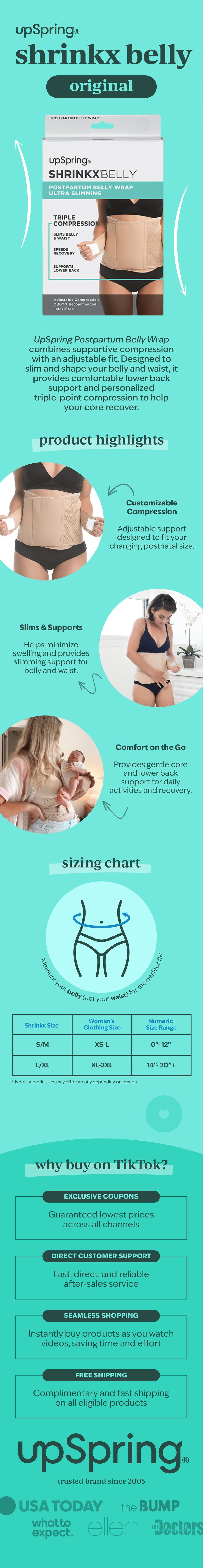 Shrinkx® Postpartum Belly Wrap