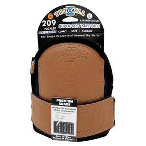 TROXELL USA Super/ Bon Tool Crain Blue Neoprene Knee Pads - Heavy-Duty Synthetic Rubber Knee Protection for Carpet Installation