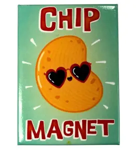 CHIP MAGNET - Funny Kitchen Fridge Home Car Magnet - 3.5" x 2.5" Made in USA