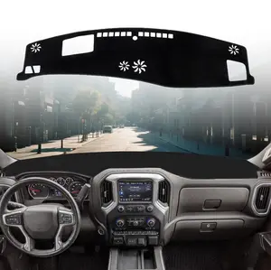 Dash Cover Compatible with 2024 2025 2026 Hyundai Santa Fe MX5 Accessories Dashboard Cover Mat Non-Slip Carpet Sunshield Glare UV Rays Protector (with HUD)