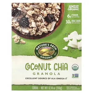 Nature's Path Organic Coconut Chia Granola Cereal , 12.34 oz (350 g)