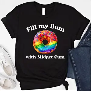 Funny Donut , Inappropriate Shirt, Raunchy Shirt Adult Humor Hoodie Sarcastic Meme Offensive Tee Casual ClassicFashion 	 Unisex T-shirts M-5XL