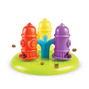 Brightkins Spinning Hydrants Interactive Treat Puzzle Board Dog Toy