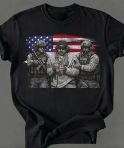 Venezuela Libre Shirt, Captured Live Maduro Graphic Crewneck, Venezuelan Freedom Protest Shirt For Men And Women, Full Colors, Full Sizes