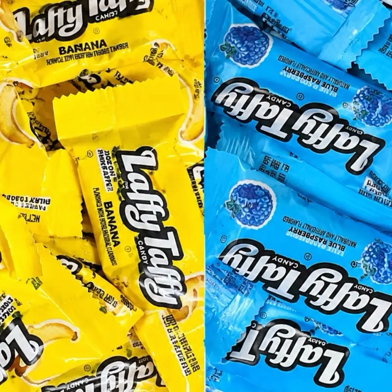 90’s NYC Bodega Laffy Taffy Candy 1LB Bag | Banana Laffy Taffy | Blue Raspberry Laffy Taffy | Individually Wrapped Retro Candy – NY Snack Pantry