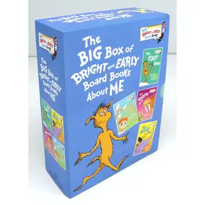 The Big Boxed Set of Bright and Early Board Books about Me: The Foot Book; The Eye Book; The Tooth Book; The Nose Book -- Dr Seuss - Hardcover