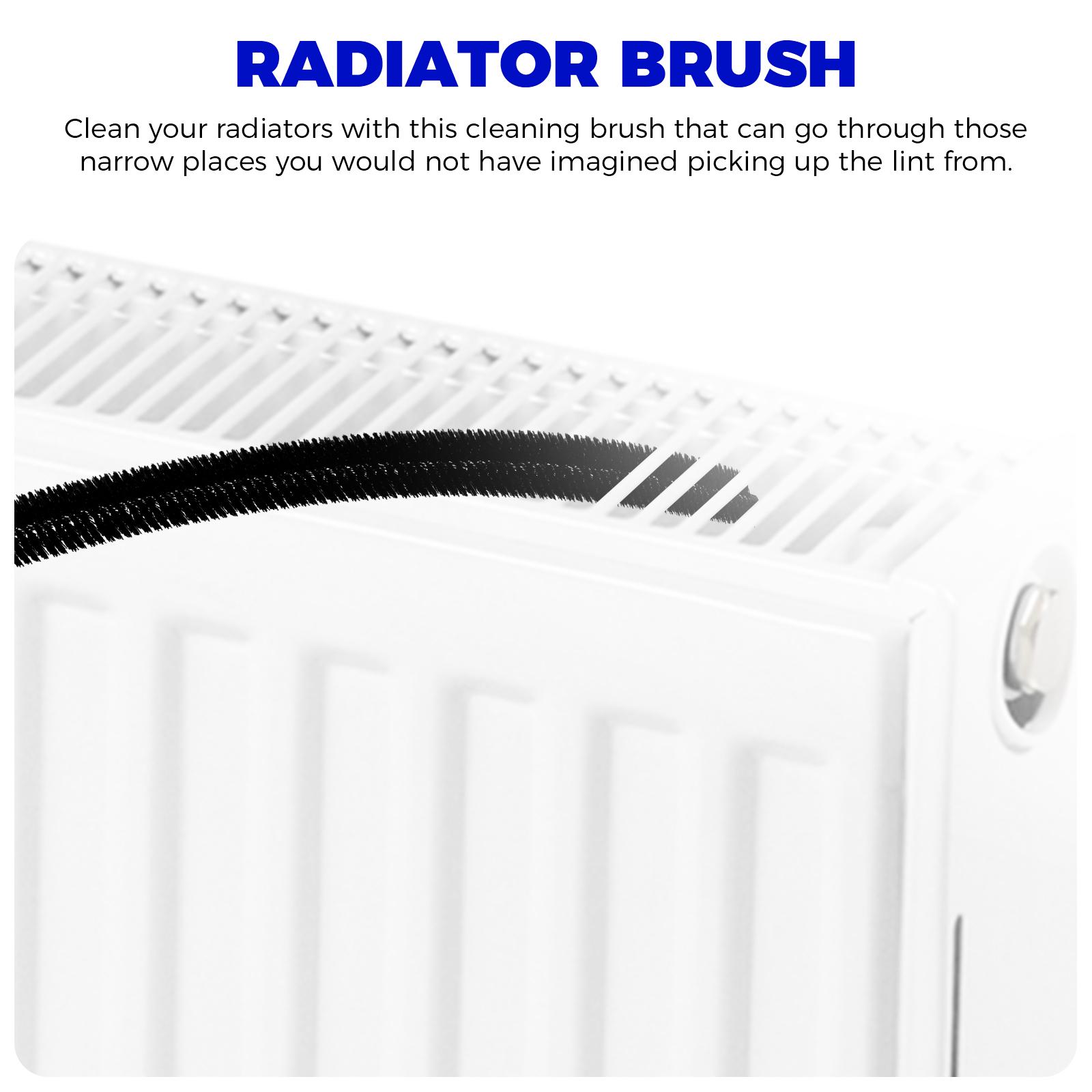 Dryer Vent Cleaner Kit 2 Pieces Compatible with Most Vacuum Cleaners Lint Brush & Hose Attachment with Stretch Universal Connector Quick Lint Remover for Deep Cleaning Machine