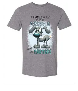 Gilden Soft Style T-shirt "If I Wanted To Hear From" - Casual Summer Top with DTF Printed Funny Design