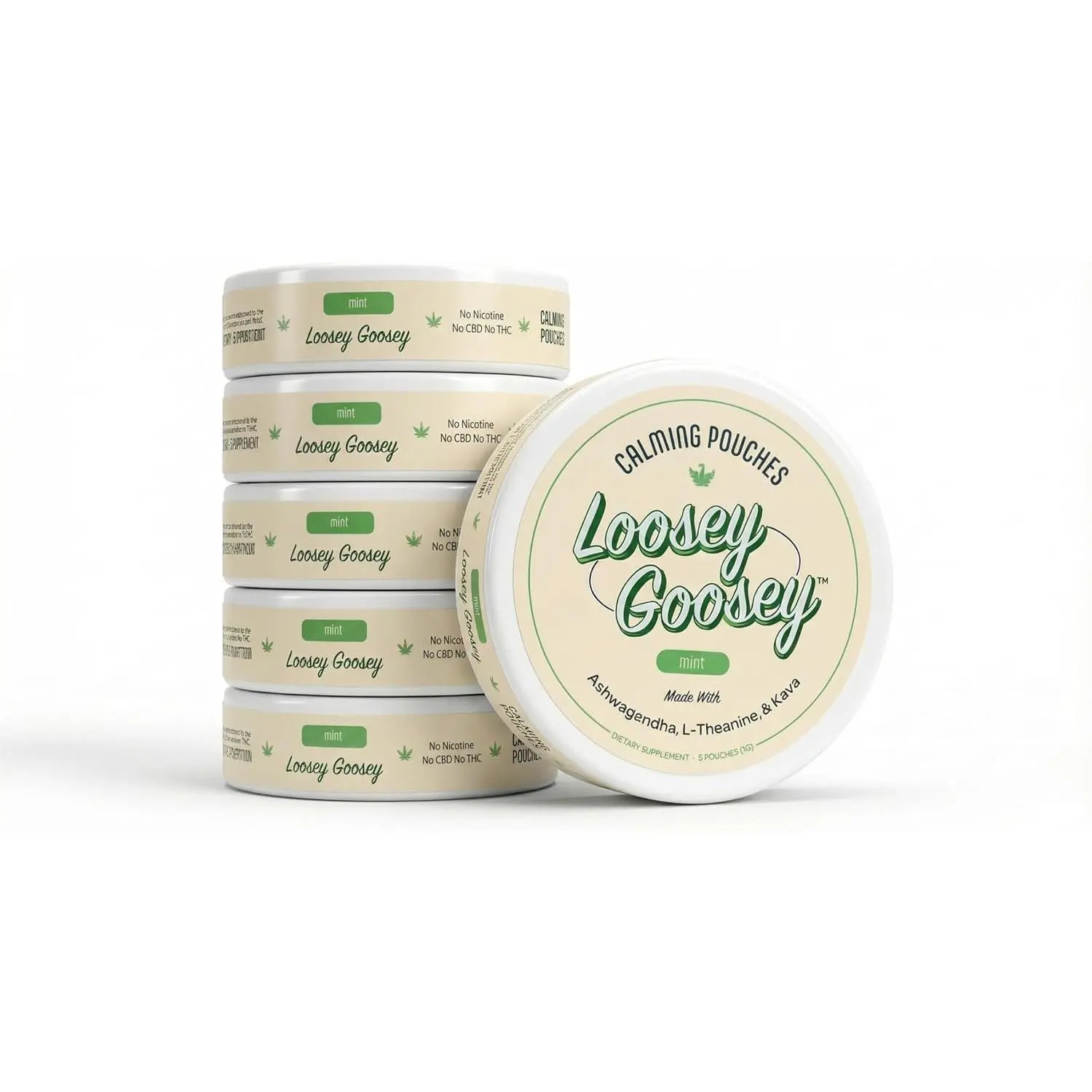 HOT 2026!!! Loosey Goosey 5 Pack of Calming Pouches - Feel Calmer, Stay Sharper - Nicotine-Free
