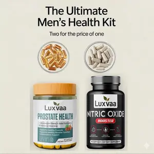 Luxvaa Men’s Wellness Supplement Bundle – 2 Pack