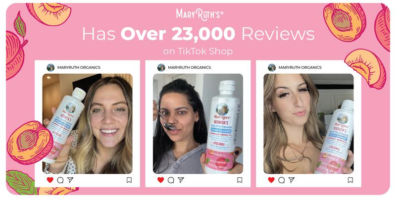 MaryRuth's Women's Multivitamin + Hair Growth Liposomal – Thicker, Fuller Hair In Women - Improve Wrinkles & Fine Lines – Ultra Absorption 15.22 Fl Oz