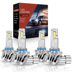 LED Headlights 9005 9006 COMBO KIT High Low Beam Bulbs 60W 7000LM Bright White