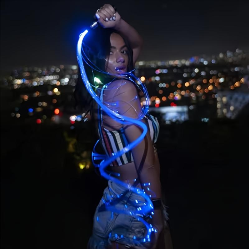 MICRENCY 2025 LED Light Whip for Dancing with 40 Color Modes & 360° Swivel Rave Accessories for Parties EDM Festivals Unique Gift for Girlfriend Girl Wife