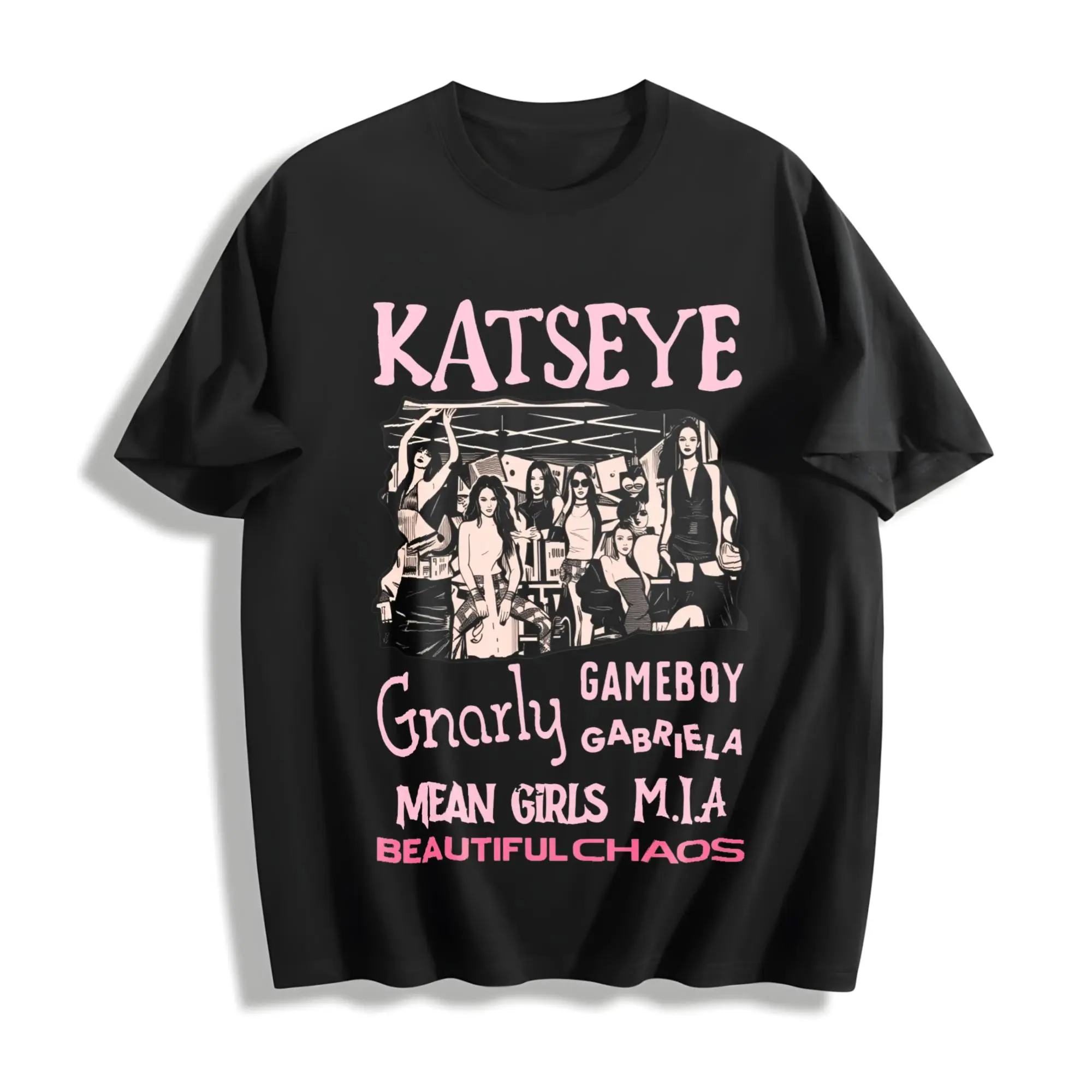 Katseye Beautiful Chaos Tracklist Shirt, Katseye Kpop Shirt, Katseye Gnarly Shirt, Gabriela Shirt, Katseye Soft is Strong Tee